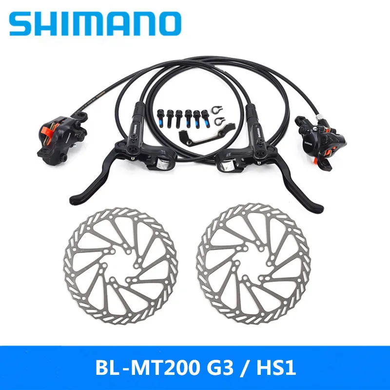 SHIMANO BL MT200 тормозной велосипед mtb Гидравлический дисковый тормоз набор зажим