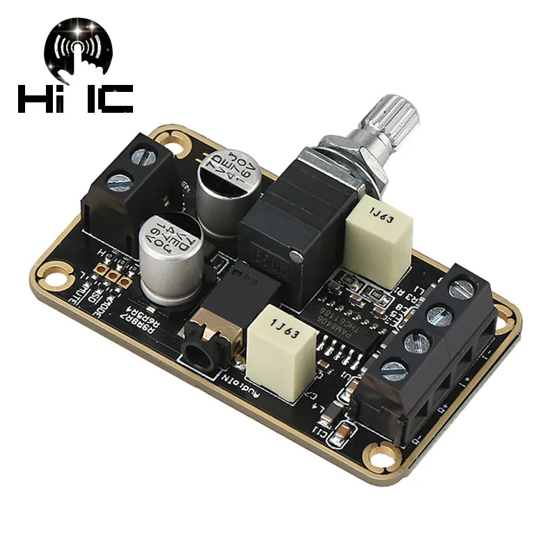 PAM8406 Класс D Цифровой усилитель доска с потенциометром громкости 5Wx2 стерео HIFI 2