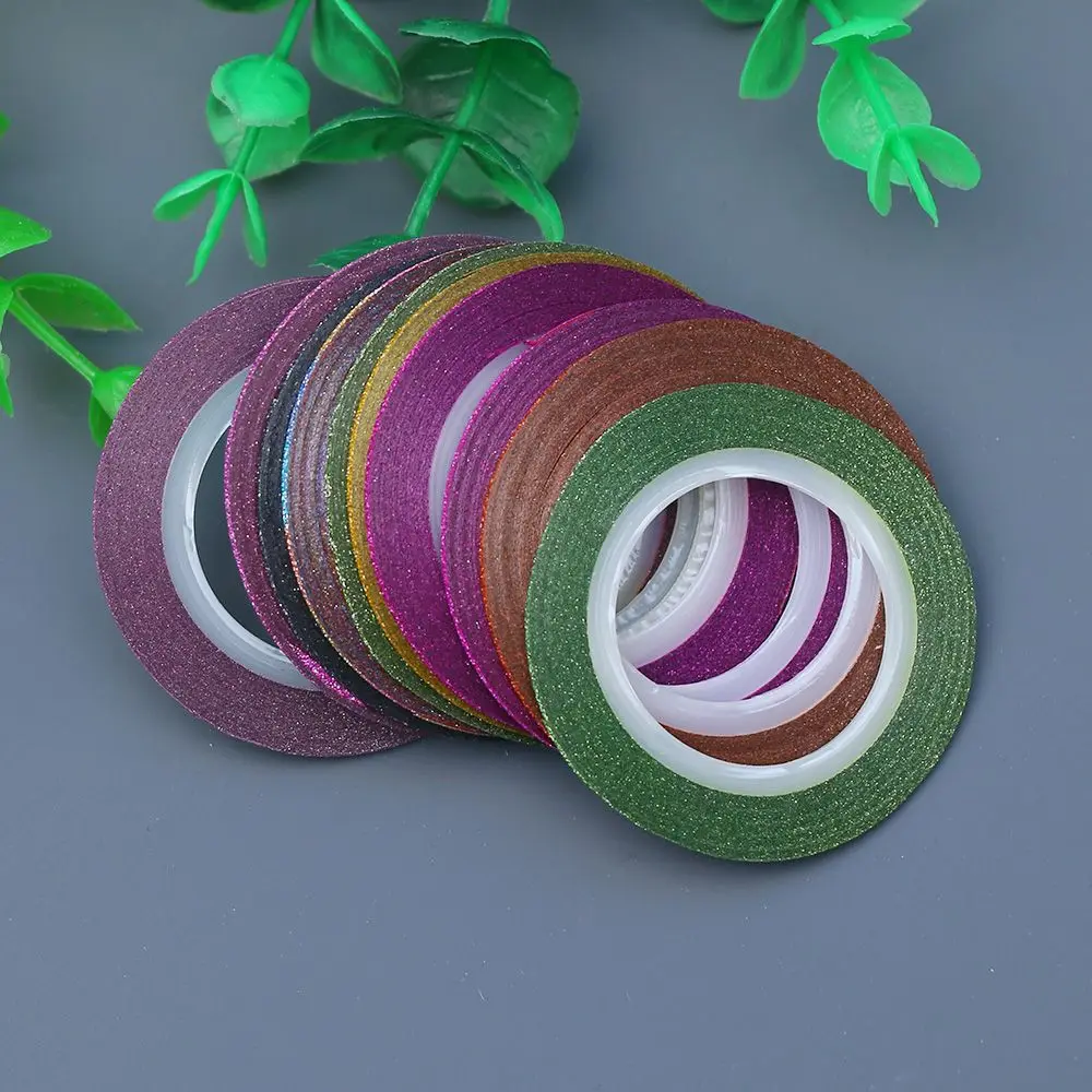 10X Colors Rolls Striping Tape Line Nail Sticker Kit Frosted Art UV Gel Tip 1Box Fashion New Hot