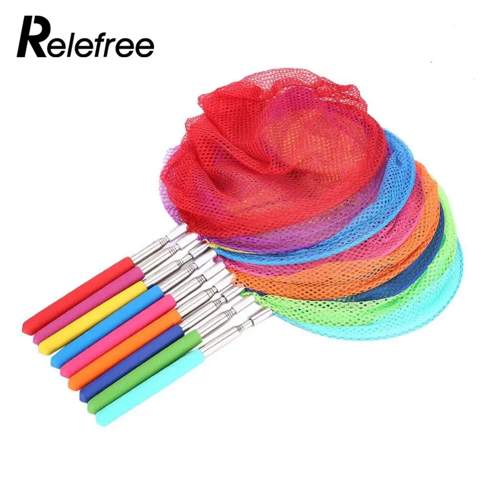 

Relefree Stainless Steel Fishing Net Adjustable Activities Extentable Holiday Beach River