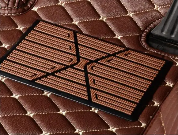 Высококачественные автомобильные коврики для ног 3D Роскошные кожаные Коврики