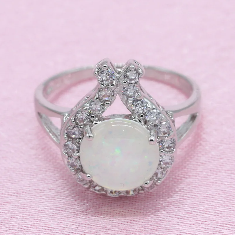 Изысканный белый создать Opal 925 Серебряные комплекты ювелирных изделий для Для