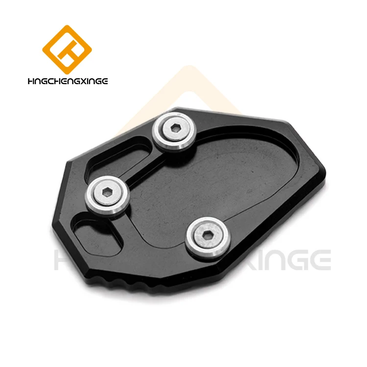 Мотоцикл Kickstand Foot сторона Стенд расширение Pad Поддержка пластина для Yamaha MT-07 FZ07 13-16
