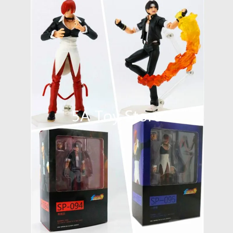 

Figma Game KOF The King Of Fighters Kyo Kusanagi SP-094 Iori Yagami SP-095 PVC Action Figure Model Toys 15cm