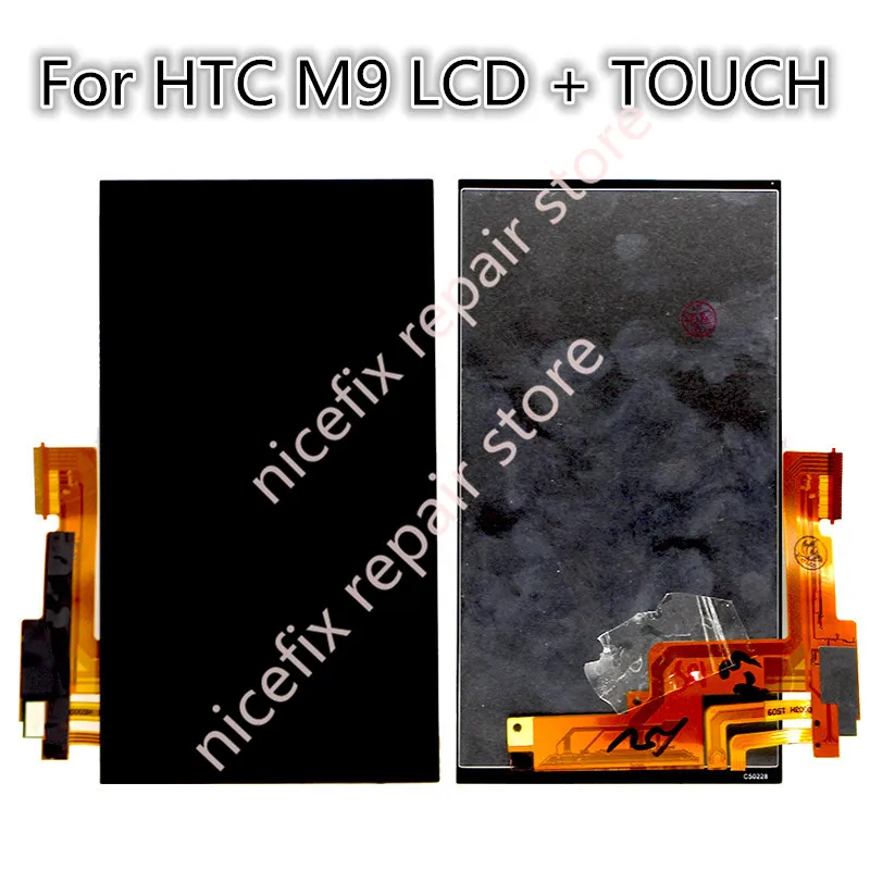 ЖК-дисплей 100% дюйма для HTC ONE M9 сенсорный экран с рамкой дисплей дигитайзером в