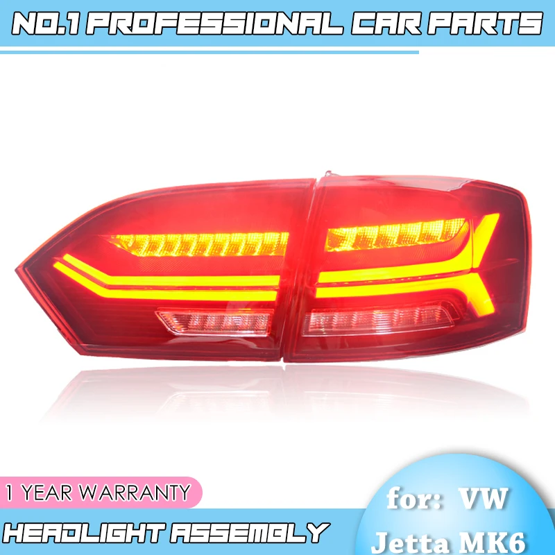 Автомобильные аксессуары для Volkswagen Jetta MK6 задний фонарь 2012-2014 LED DRL тормоз