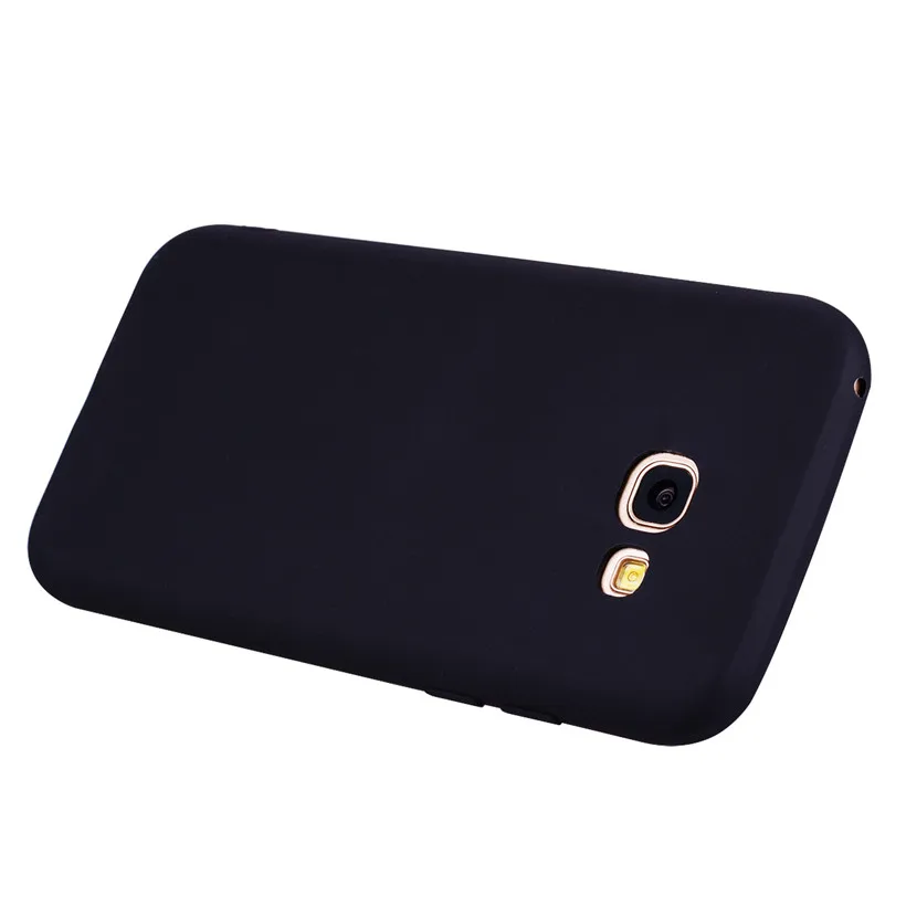 HEMASOLY Case For Samsung A3 A5 A7 2017 Plain Soft TPU A320F A520F A720F Silicone Cover Protective Back |