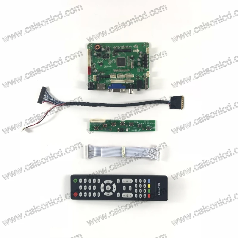 

TSUX9V2.0 ЖК-дисплей плата контроллера с VGA Аудио USB для ЖК-дисплей панель 17,3 дюймов 1920X1080 LP173WF1-TLB3 B173HW01 V4 HSD173PUW1A01