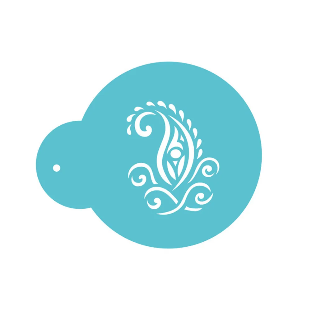 Цветочный тотем торт печенье трафареты сахар глазурь шаблон Strew Pad Пыльник Спрей