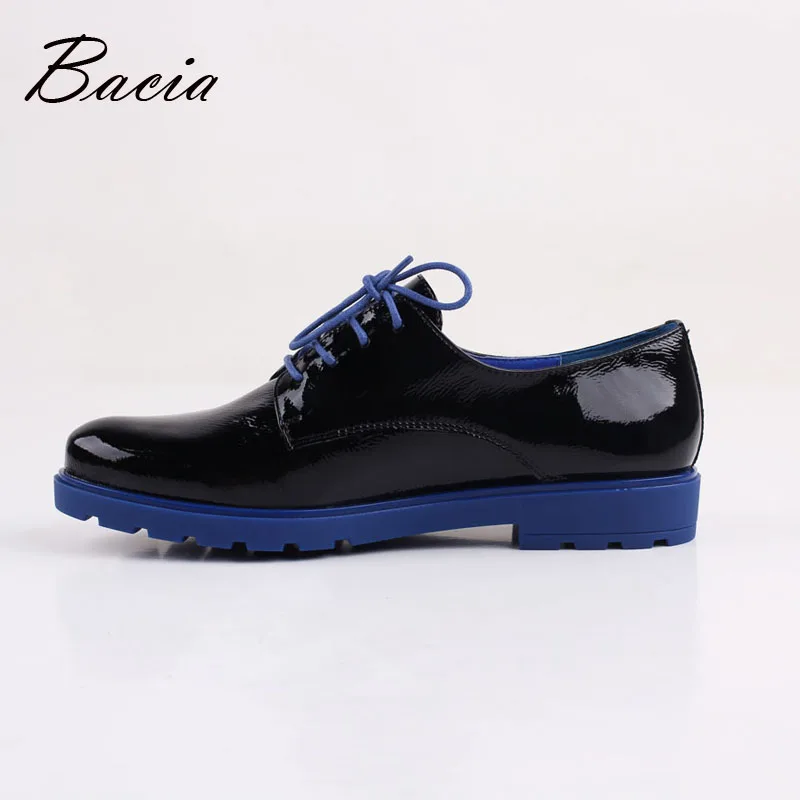 Bacia/Женская качественная обувь на плоской подошве из натуральной кожи шнуровке