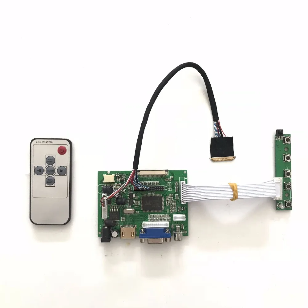 RTD2660 VGA AV LED screen Controller Board for 10.1 inch 1366x768 N101BGE-L31 LCD panel repair DIY kit Plug and play
RTD2660 VGA AV LED screen Controller Board for 10.1 inch 1366x768 N101BGE-L31 LCD panel repair DIY kit Plug and play