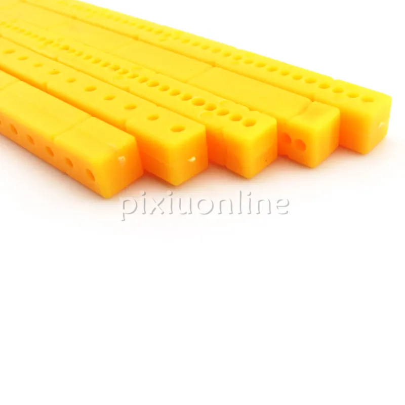 

2pcs/lot J244 Yellow Color 95mm Plastic Stick Multi-aperture Plastic Connect Rod DIY Model Car Frame Stick Free Shipping Russia