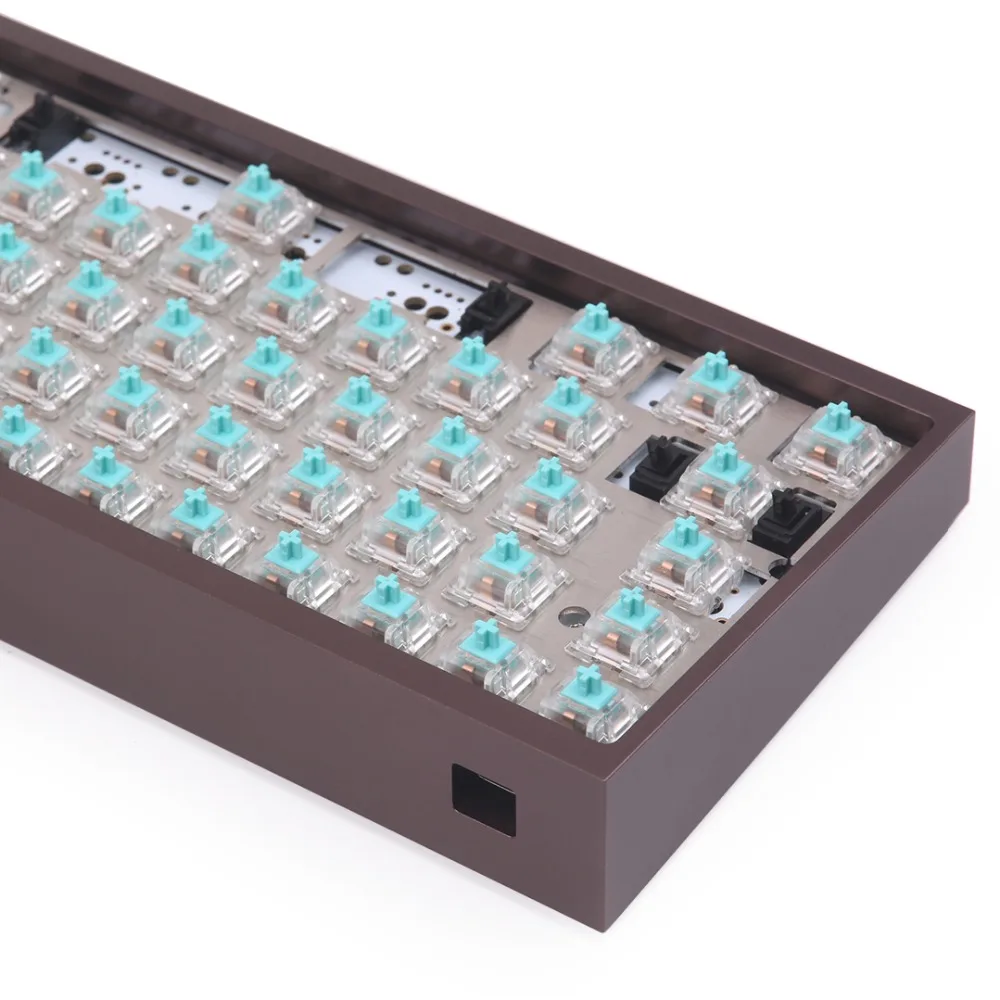 Полностью собранная клавиатура TOFU 60% с DZ60 PCB Aliaz/Zealios/Tealios переключатели с использованием вишневых стабилизаторов whithout keycaps