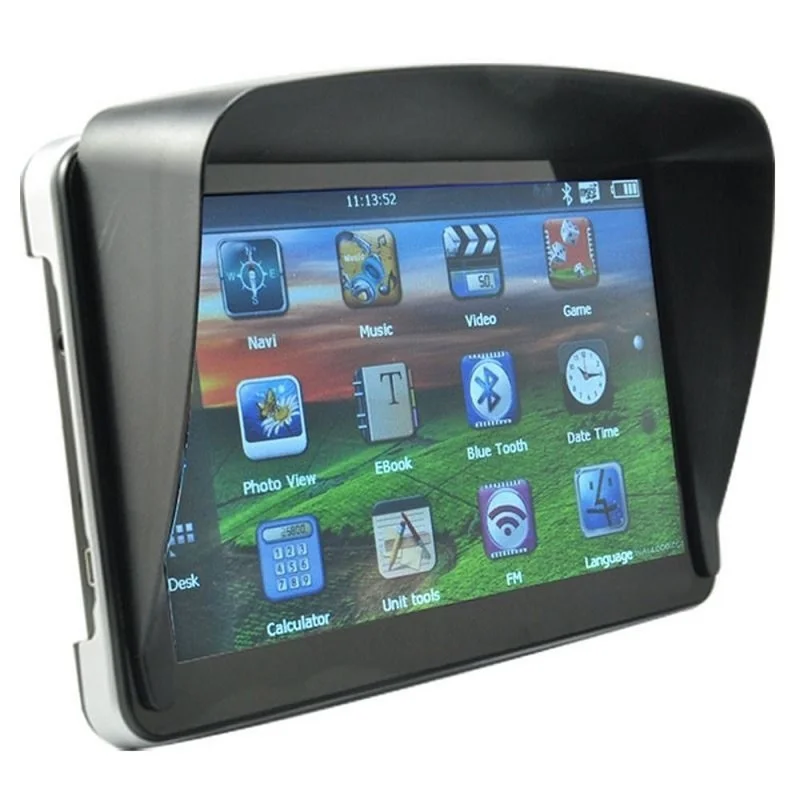 7-дюймовый автомобильный gps навигация 8 Гб с FM MP3 MP4 256 Мб DDR/800 МГц подробный Карты русский или другие бесплатные последняя Карты мульти-языков