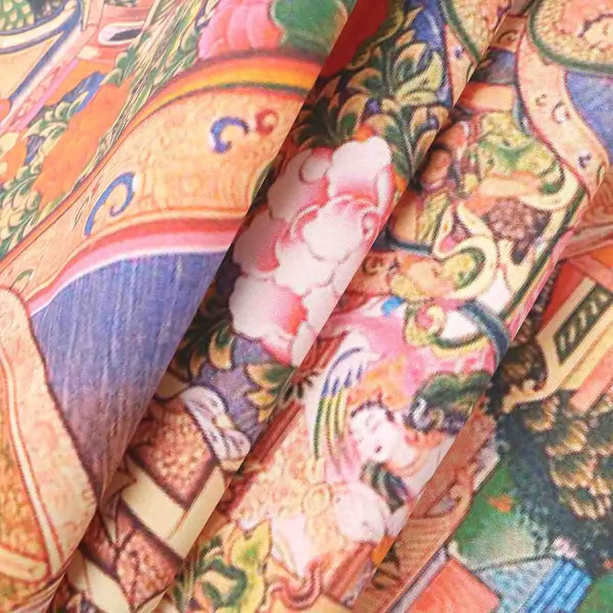Шелкография Thangka 32 дюймов тибетская вышивка Сакьямуни Медицина статуя Будды Tangka Юго-Восточной Азии украшение дома