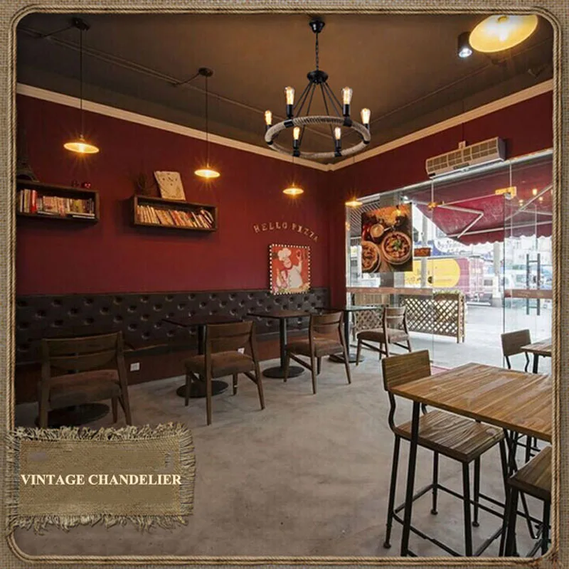 Американская люстра в стиле Маджонга ретро светильник для ресторана бара