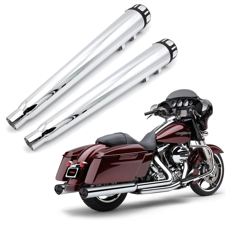 Глушитель выхлопной трубы для мотоцикла 4 &quotМегаФон слипоны моделей Harley Touring Bagger