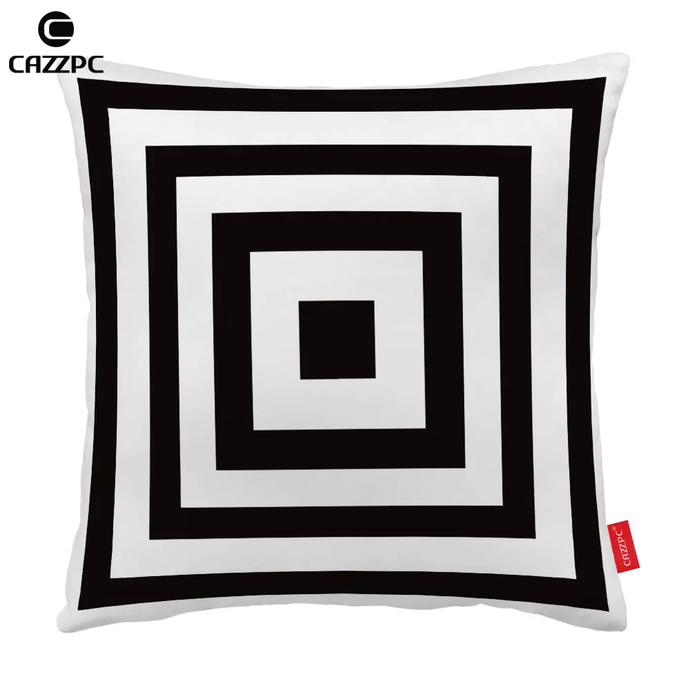 Черно-белый абстрактный геометрический шикарный узор в горошек шеврон принт на