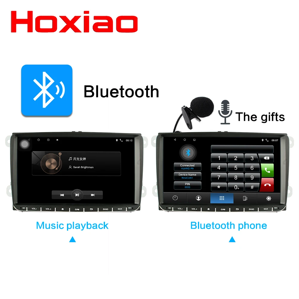 9 &quot2 din автомобильное радио Android 8 1 плеер для volkswagen vw golf 5 6 polo tiguan touran passat B6 jetta sharan