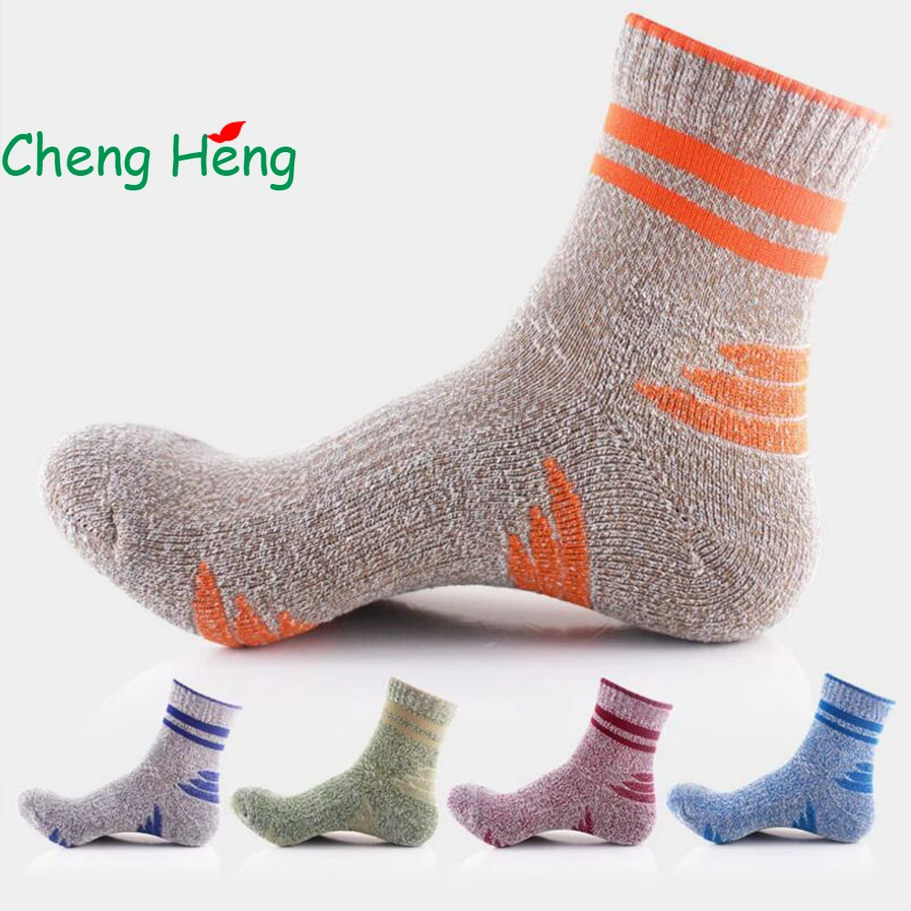 

CHENG HENG 5 пар/упак. высокое качество осень и зима новые популярные мужские носки повседневные хлопковые носки полуфабрикаты носки без пятки