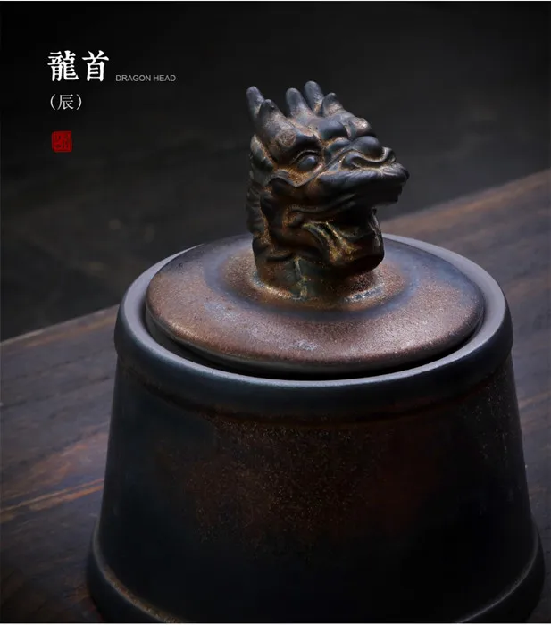Dragon Head Прах питомца кремации держатель урны собака в память о кошке шкатулка животное на память о похоронах Hond 500 г большой емкости свинья лошадь OXCaskets - Цвет: Dragon Head