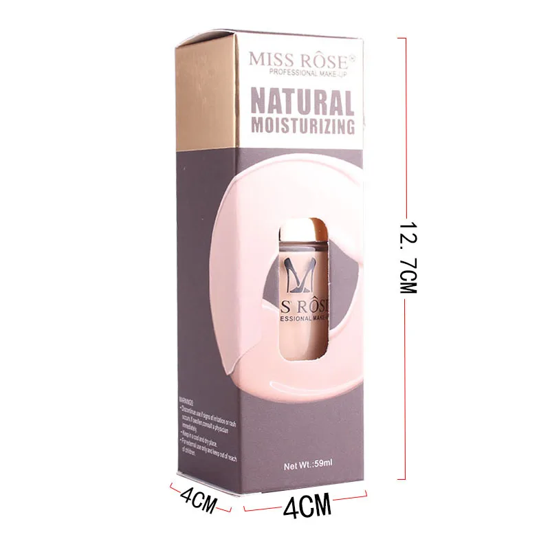 Miss Rose Liquid Foundation макияж основа осветляет отбеливание контроль жирности стойкий