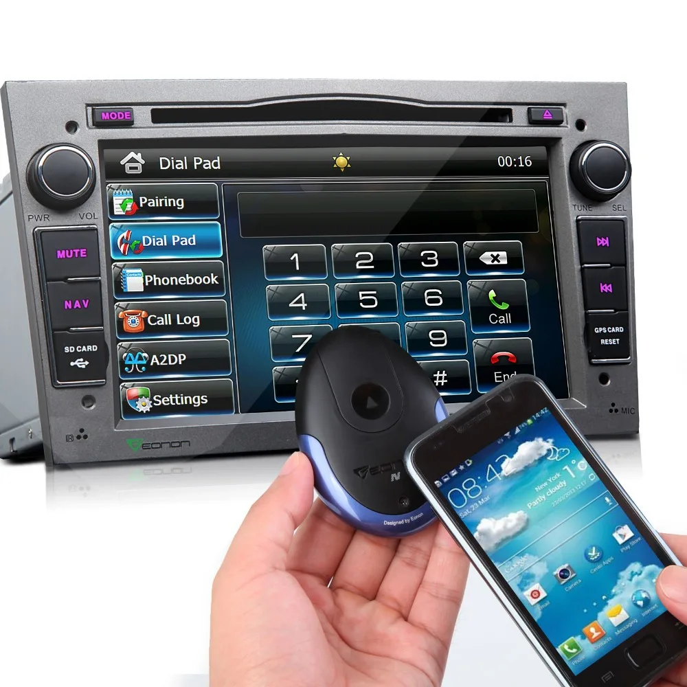 Eonon 7 дюймовый автомобильный стерео DVD плеер с GPS навигацией для Opel Corsa/ Astra/Zafira/Vectra/