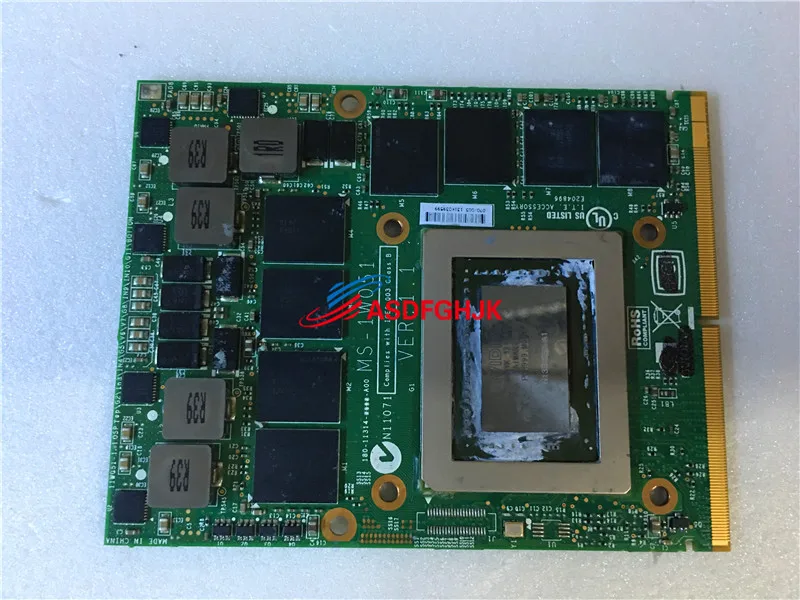 Оригинальный MS 1W051 VER: 1 N13E GS1 A1 GTX 675M 2 Гб DDR5 видео VGA карты для MSI GT70 GT60 1762 16F3 Тесты