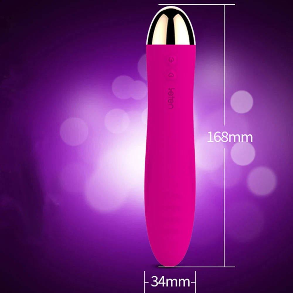 LETEN Vibrator Sex Toys For Woman Power Multi Speed Rechargeable Waterproof Wirelesss Electric Wand Massager with Heat | Красота и