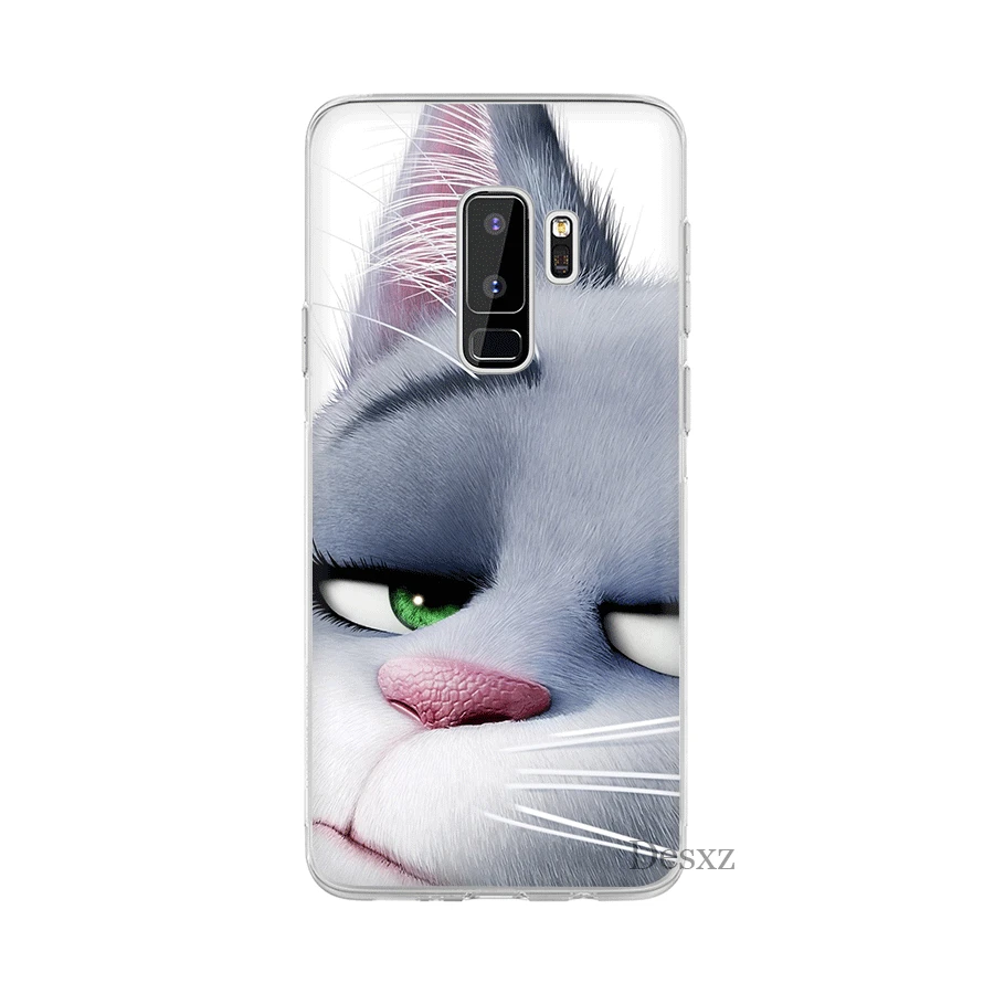 Чехол для телефона Desxz Big Fat Cat Samsung Galaxy S3 S4 S5 S6 S7 Edge S8 S9 S10 Plus S10e жесткий защитный