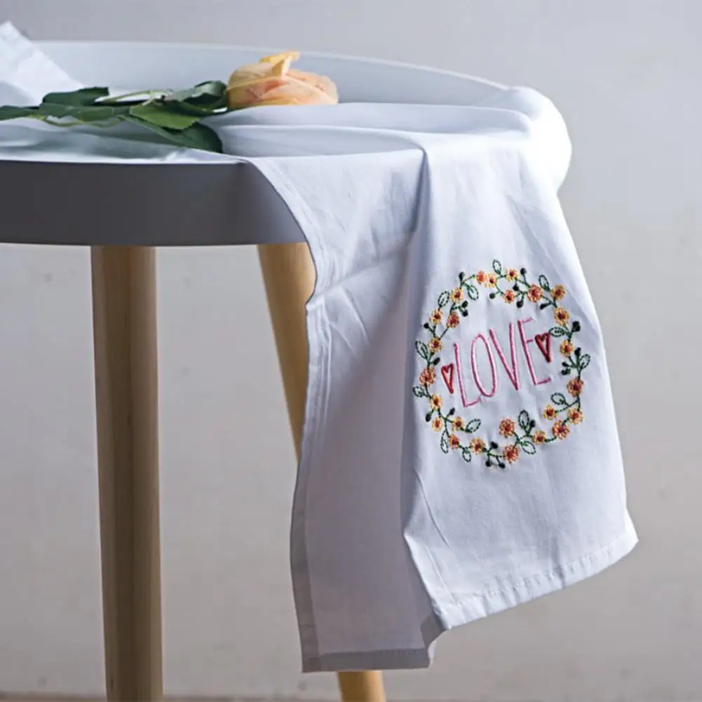 Вышивка свадебные салфетки абсорбирующий хлопок лаконичный высококлассный
