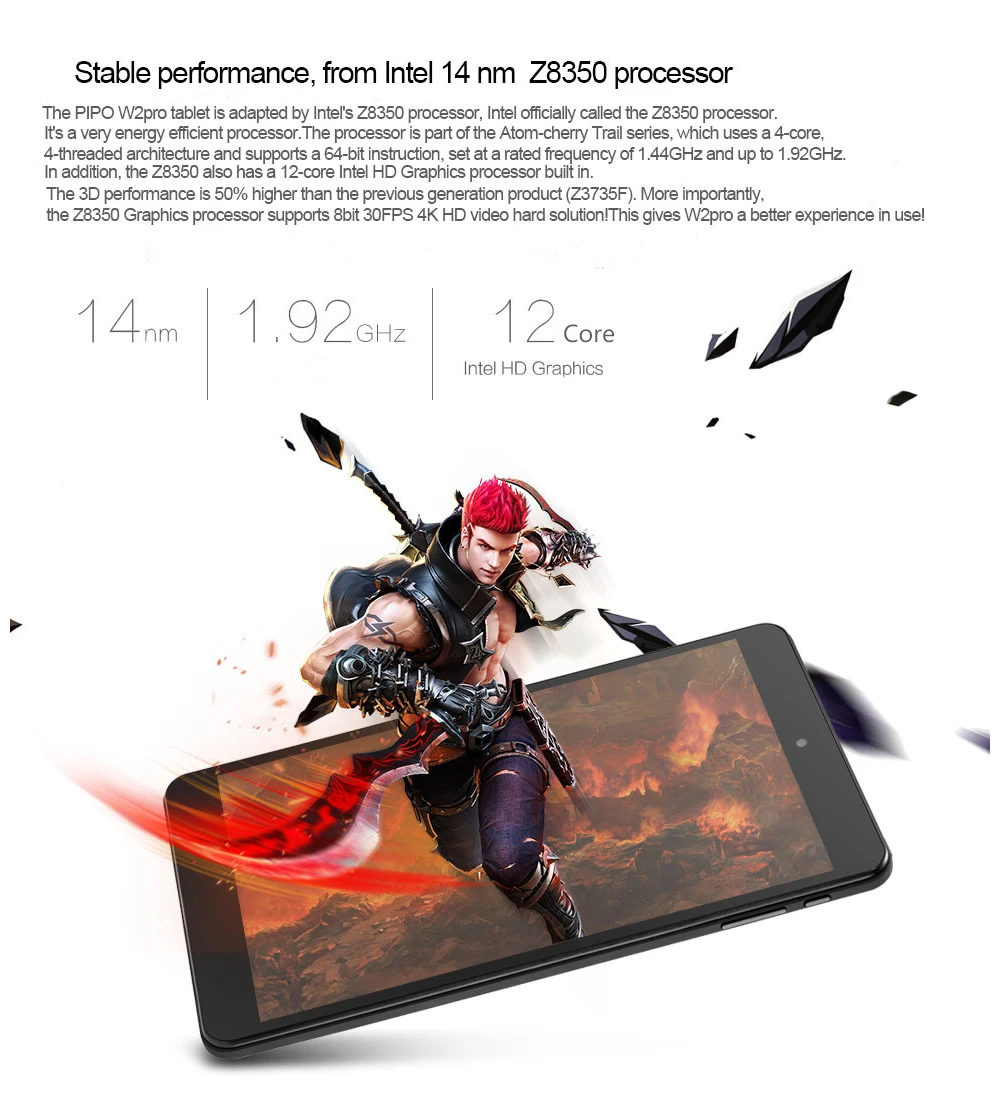 Оригинальные Pipo W2PRO планшеты ПК 8 дюймов Full HD ips экран Windows 10 Intel Cherry Trail Z8350 quad core 2 Гб+ 32 Гб Dual Cam планшеты