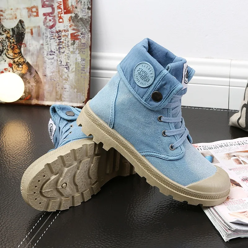 Сапоги Aleafalling женские на весну и зиму зимние ботинки для зрелых брезентовые