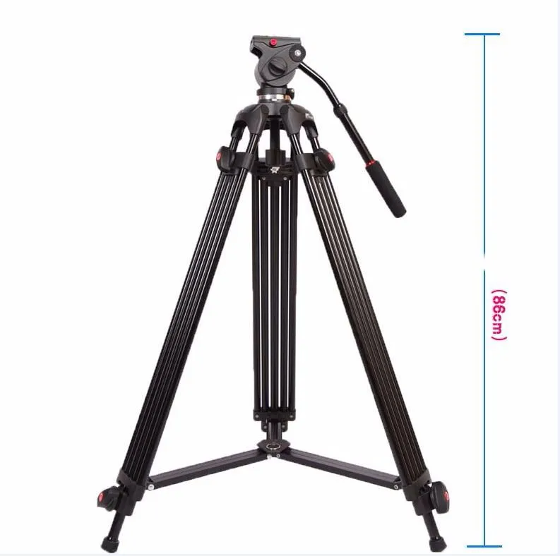 JY0508B 1,8 м алюминиевый сплав штатив для камеры складной телескопический DSLR видеокамера Видео Фото штатив с жидкой тяговой головкой мягкий мешок