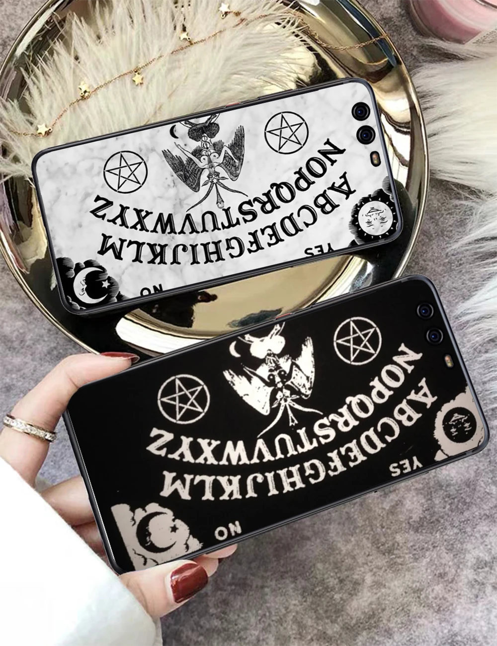 Роскошный силиконовый чехол Ouija для huawei P8 Lite P9 Mimi P10 P20 Pro P Smart Z P30
