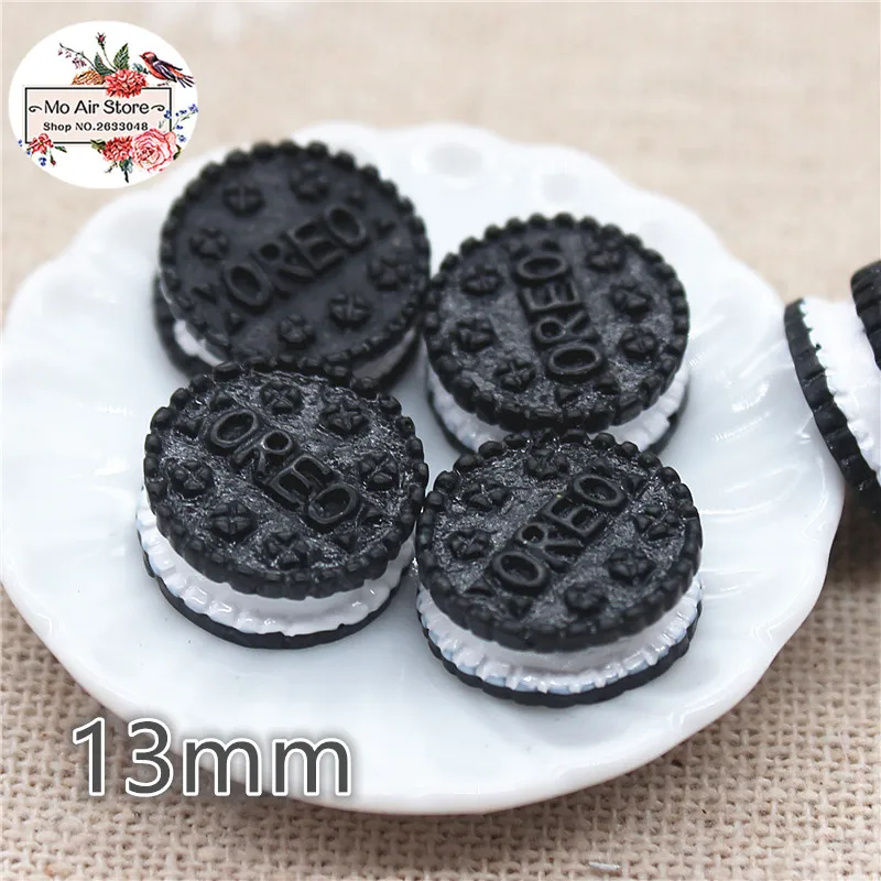 Oreo 20 шт. 13 мм кабошон с плоской задней стороной миниатюрные продукты
