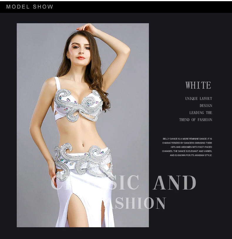 Free Shipping New Arrival high quality sexy belly dance set/costume/belly dancing clothes/belly dance Bra&Belt&Skirt-8832