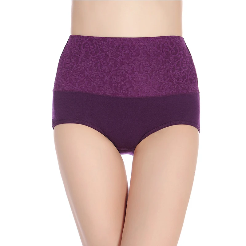 Высокая Талия послеродовой Для женщин хлопок мягкие воздухопроницаемые трусики