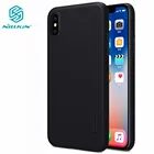 СПС Apple IPhone х чехол Nillkin Super Frosted Shield матовая задняя крышка iphone x iPhone х чехол + защита экрана розничная продажа пакет