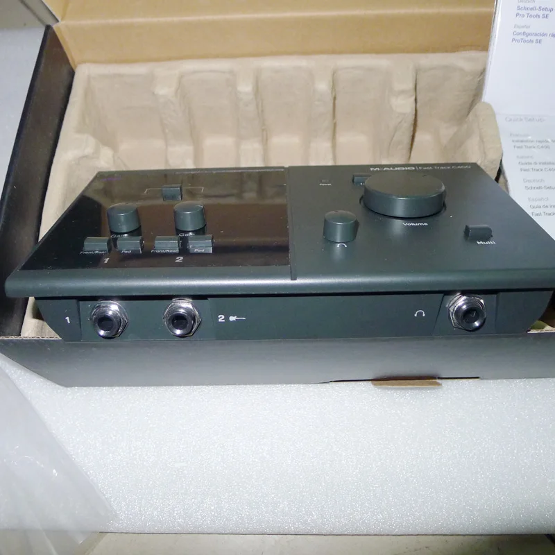 M-AUDIO Быстрый трек C400 аудио интерфейс 4 входа и 6 выход usb звуковая карта и розничная упаковка