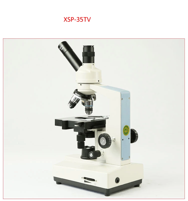 Монокулярный Биологический микроскоп 110 В переменного тока 1600 крат Для карантина