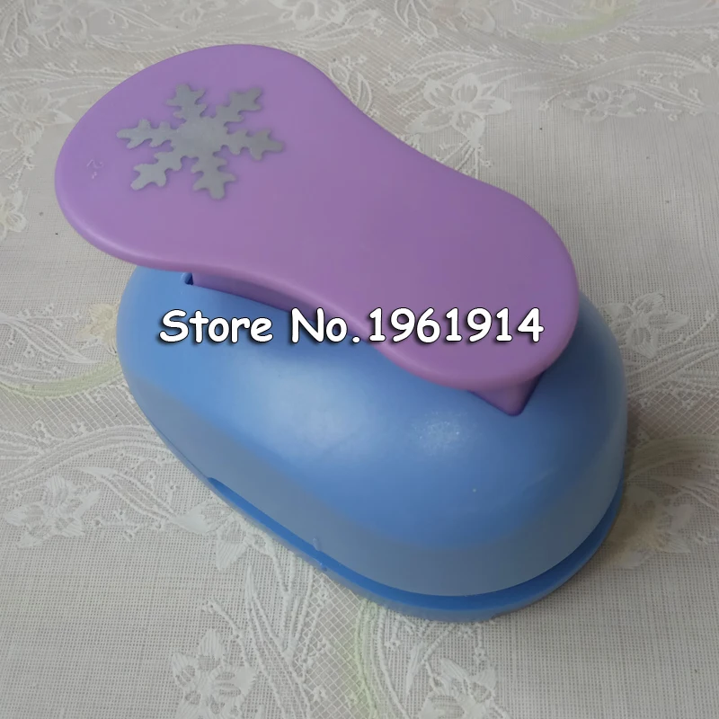 Дырокол для снежинок детский перфоратор большого размера 2 дюйма цветочный