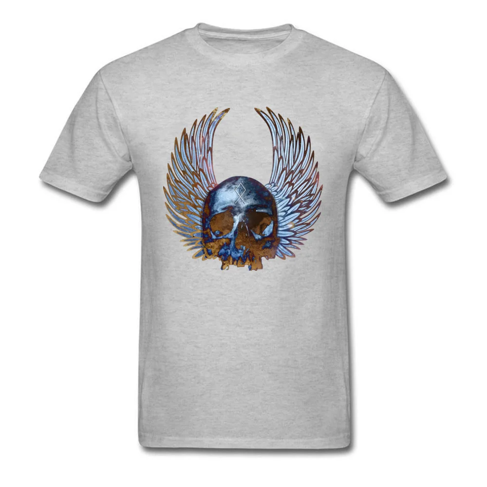 Мужская футболка с коротким рукавом круглым вырезом и принтом черепа|shirt 3d|custom