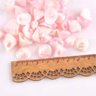 11x19 мм окрашенная розовая натуральная спиральная ракушка для скрапбукинга одно отверстие для украшения дома сделай сам 30 шт. TRS0241