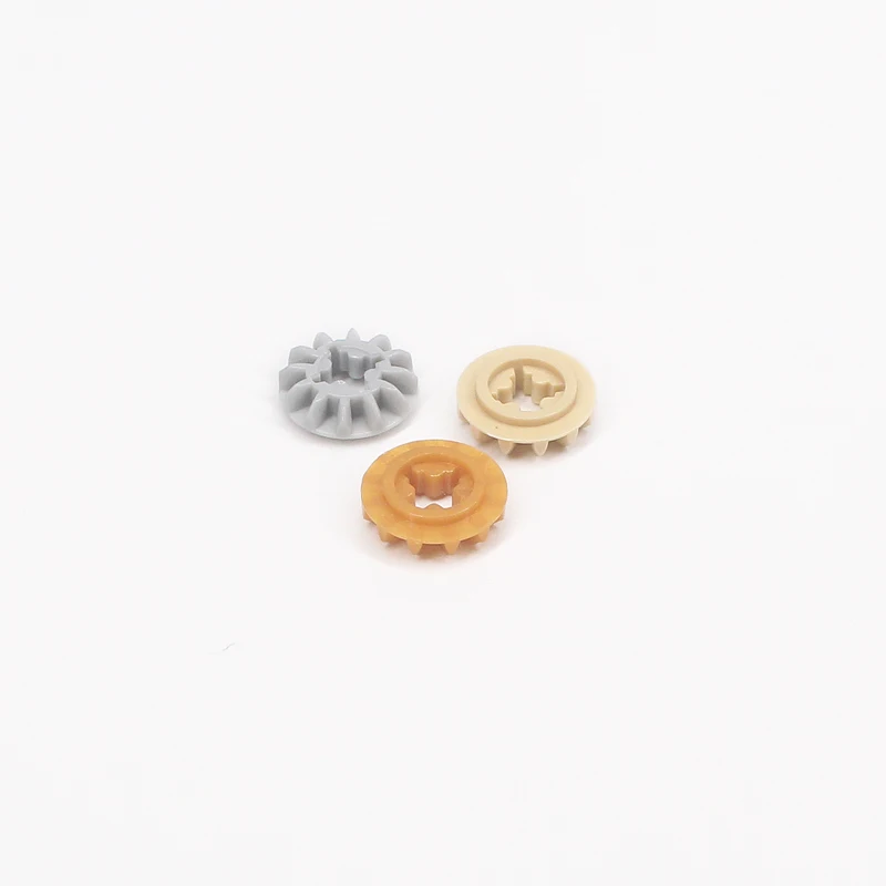 MOC Technic Gear 12 зубчатая скоба DIY творческие блоки кирпичи частицы совместимые с 6589