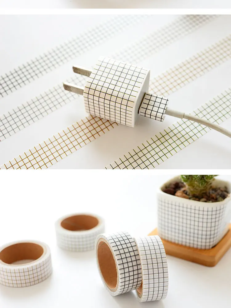 10 Pes/комплект крепящееся Украшение DIY Ручная-книга декоративный скотч Washi Стикеры 15 мм х 5 м Длина