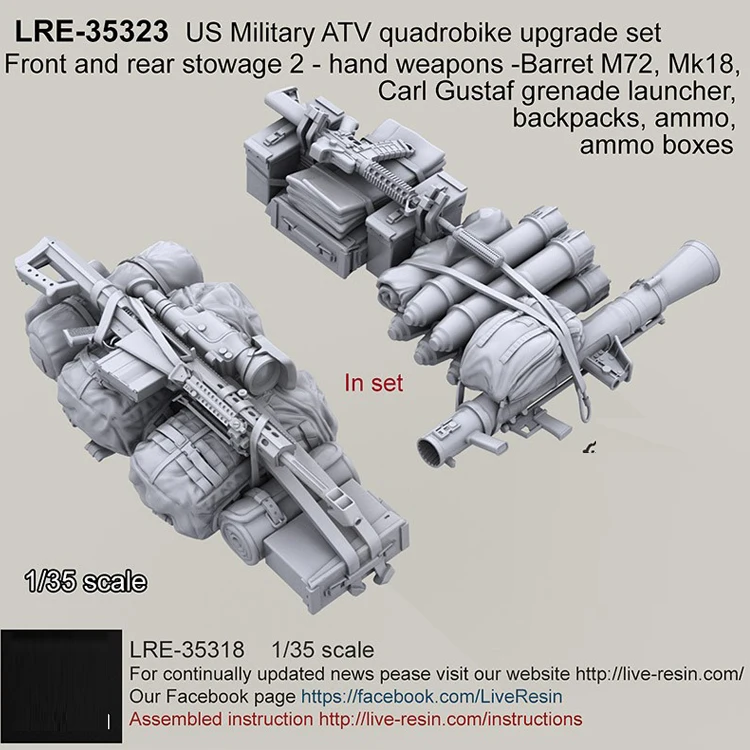 1/35 смоляная модель комплект США военный мотовездеход квадроцикл обновленный