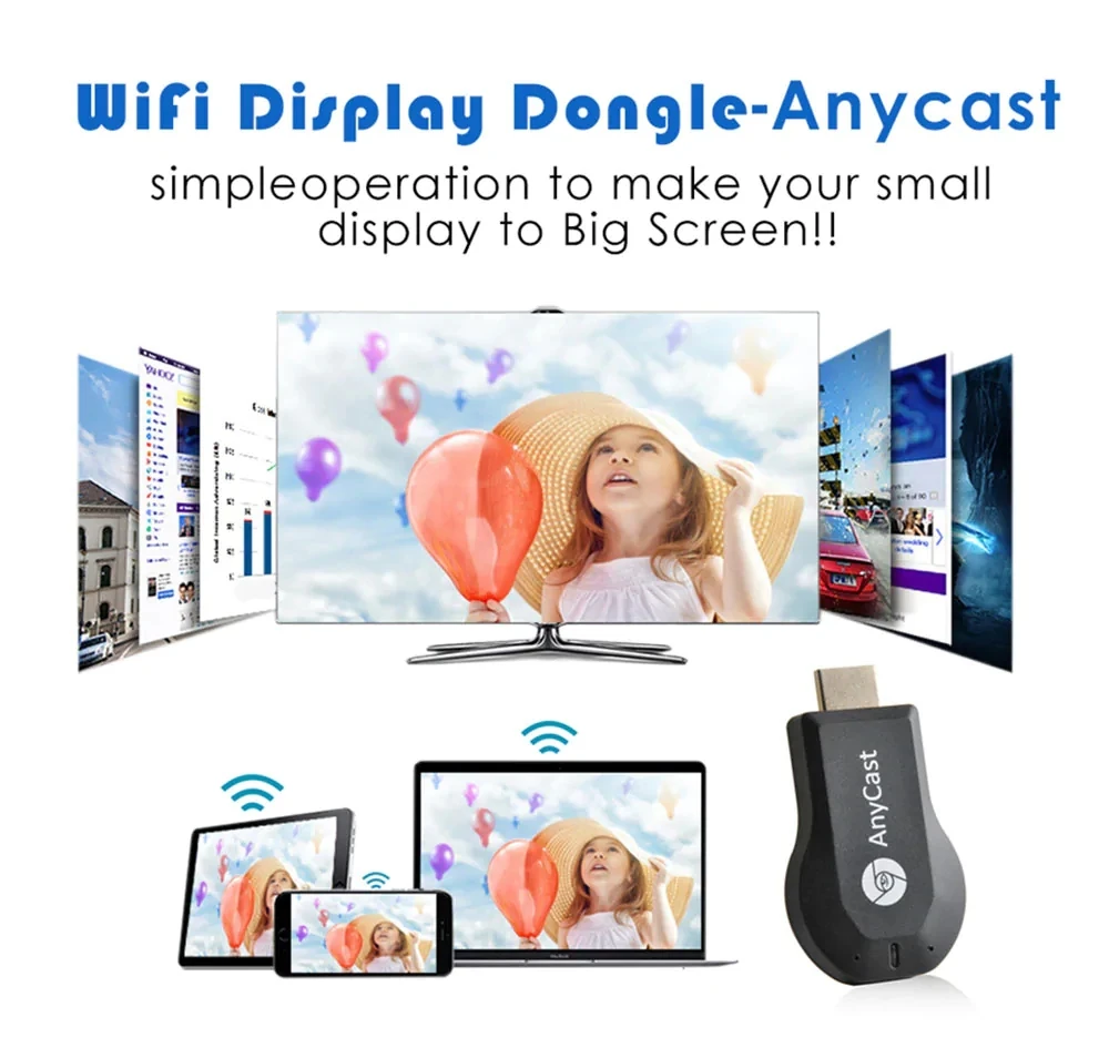 128 М Anycast M2 M9 Plus Ezcast Miracast AirPlay хром любой литой ТВ-накопитель HDMI Wifi Дисплей приемник ключ для IOS Andriod Z2
