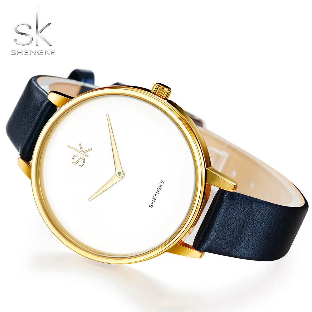 Shengke модные наручные часы, женские часы, женские роскошные брендовые кварцевые часы, женские часы, Relogio Feminino Montre Femme SK от AliExpress WW