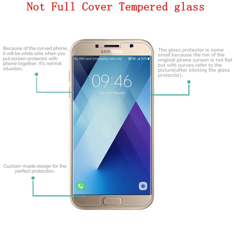 Закаленное стекло для SAMSUNG Galaxy Feel 2 3D Edge 9H пленка из закаленного стекла Feel2
